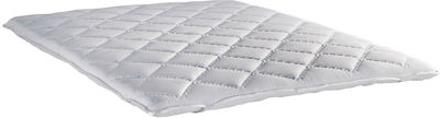 Orion Strom Double Foam Mattress Topper 888 Filoxenia Energy Cool Max Afrolatex with Elastic Straps 150x200cm