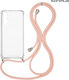 Sonique Back Cover Silicone with Strap Transpar...