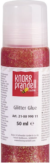 Knorr Prandell Kleber Glitter Rot 50ml