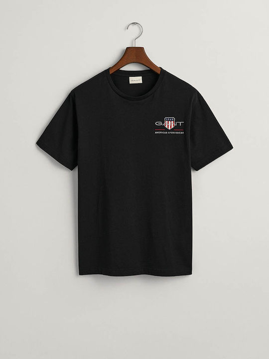 Gant Men's T-shirt Black