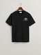 Gant Men's Short Sleeve T-shirt Black