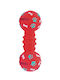 Nunbell Pet Knochenspielzeug Hund 5.5εκ. Rot 1Stück
