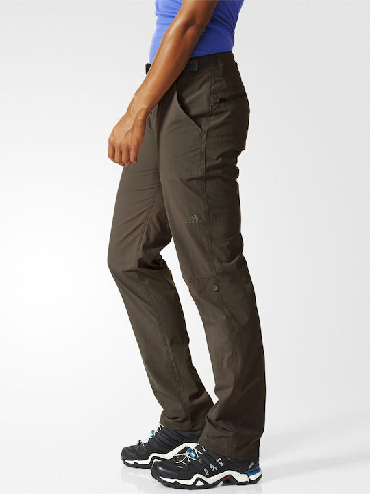 Adidas Women's Fabric Trousers Gray