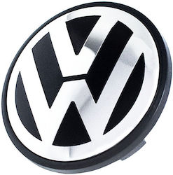 Cape centrale roată VW cu Diametru Intern 52mm Negru 1buc