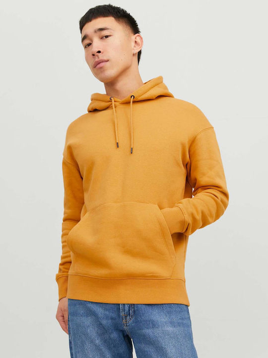 Jack & Jones Men's Sweatshirt with Hood Yellow