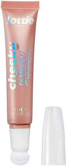 Lottie London Cheeky Glow Flüssiges Textmarker Pfirsich Bellini 14ml