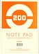 CHartosyn Notepad 200 Sheets A4 with Blank Pages White