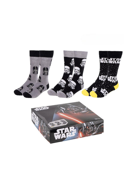 Cerda Star Wars Κάλτσες Πολύχρωμες 3Pack