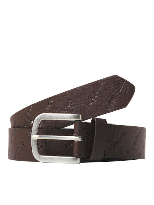 Jack & Jones Ανδρική Ζώνη Brown Stone