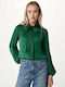 Mexx Women's Blouse Long Sleeve Green