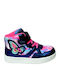 Παιδικά Sneakers High με Σκρατς Μπλε