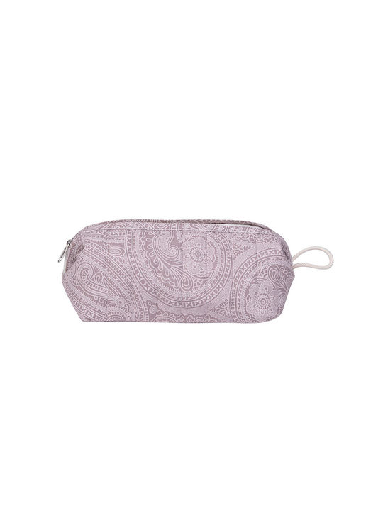 Amaryllis Slippers Toiletry Bag in Lilac color 25cm