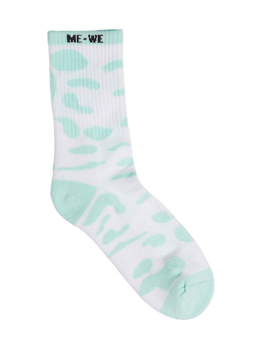 ME-WE Athletic Socks Turquoise 1 Pair