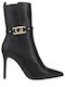 Leather Women's Ankle Boots Black