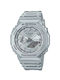 Casio Watch Automatic with Silver Rubber Strap