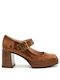 Hispanitas Leather Brown Heels