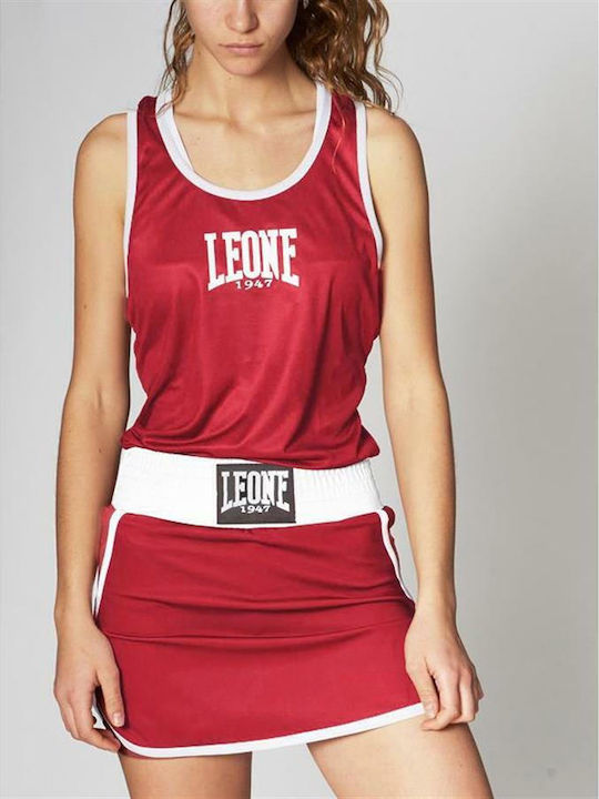 Leone 1947 Sleeveless Shirt AB283 for Boxing Red
