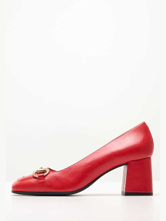 Pedro Miralles Leder Pumps Rot