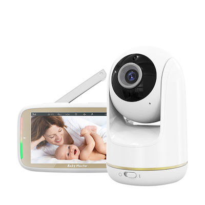 Wireless Baby Monitor with Two-Way Audio & Lullabies