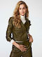 Γυναικείο Biker Jacket Χακί