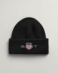 Gant Beanie Beanie Knitted in Black color