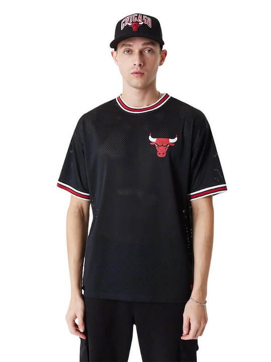 New Era MESH TEE Men's Athletic T-shirt Short Sleeve Black