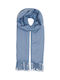 Only Women's Wool Scarf Blue