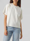 Vero Moda Γυναικείο T-shirt Λευκό