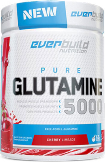 Everbuild Nutriton Pure Glutamine 5000 300gr Kirsch-Limonade