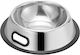 Nunbell Pet Stainless Steel Bowl Food & Water for Dog & Cat 18cm in Silver Color