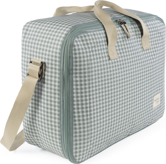 Walking Mum Maternity Shoulder Bag Handbag I Love Vichy Green 49x37x17cm