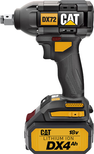 CAT DX72 Impact Wrench Battery 18V Solo with Socket 1/2"