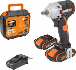 Worx Cheie de impact 20V 2x2Ah