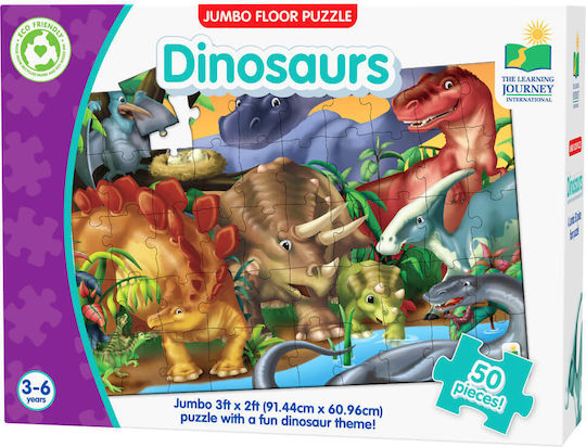 Puzzle pentru Copii Dinozauri pentru 3+ ani+ Ani 50buc The Learning Journey