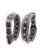 Nunbell Pet Dog Collar 25mm x 37.5cm Black