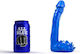 All Black Dong Ρεαλιστικό Dildo με Όρχεις Μπλε 18cm