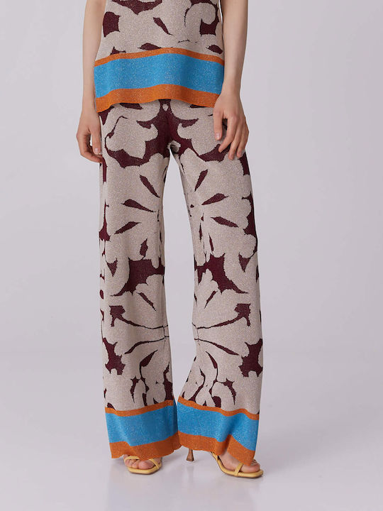 Femei Din material textil Pantaloni cu Croială Palazzo