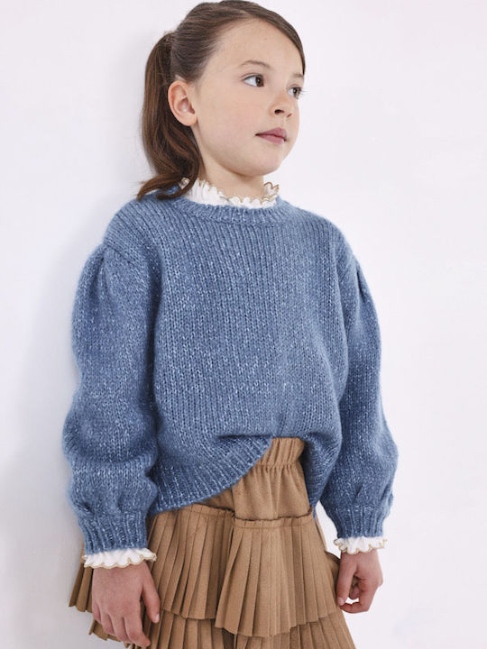 Mayoral Kids' Sweater Long Sleeve Blue Fantasia