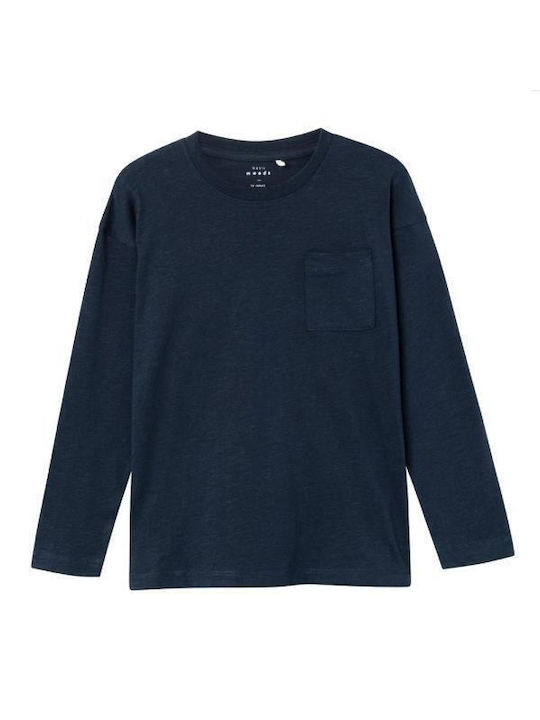 Name It Kids Blouse Long Sleeve Navy Blue