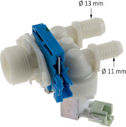 Doppelte Ventil Für Waschmaschinen AEG 180° 11&13 230V Durchflussmesser