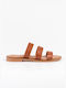 Arte Piedi Leather Women's Sandals Tabac Brown