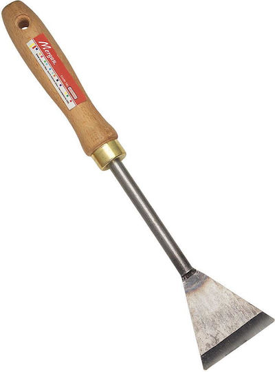 Morgan Spatula Scraper Metallic 50mm with Wooden Handle MO.9360