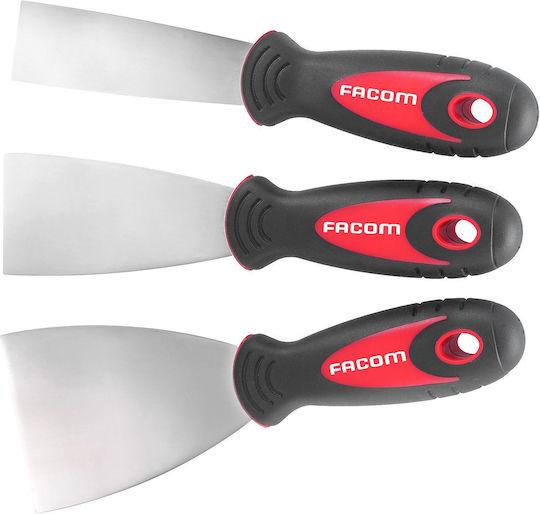 Facom Spatel Metallisch mit Kunststoffgriff Set 3Stück 237.J1
