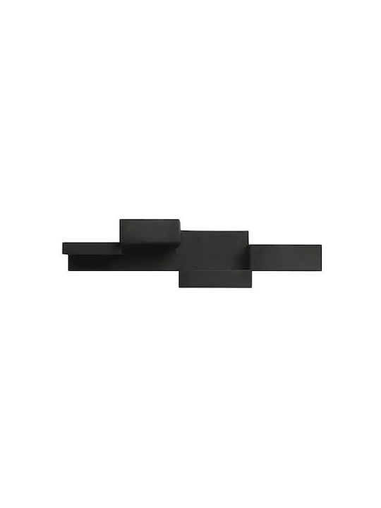 Shelf Wall Primitive Bookshelf XS Black 139x36x34cm