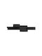 Shelf Wall Primitive Bookshelf XS Black 139x36x34cm