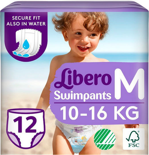 Libero Πάνες Μαγιό Swimpants για 10-16kg 12τμχ