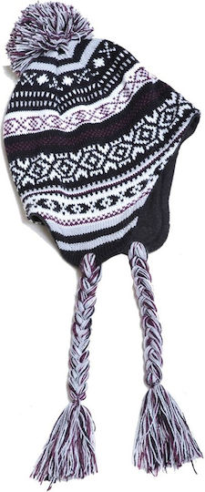 Pom Pom Beanie Unisex Beanie Gestrickt in Khaki Farbe