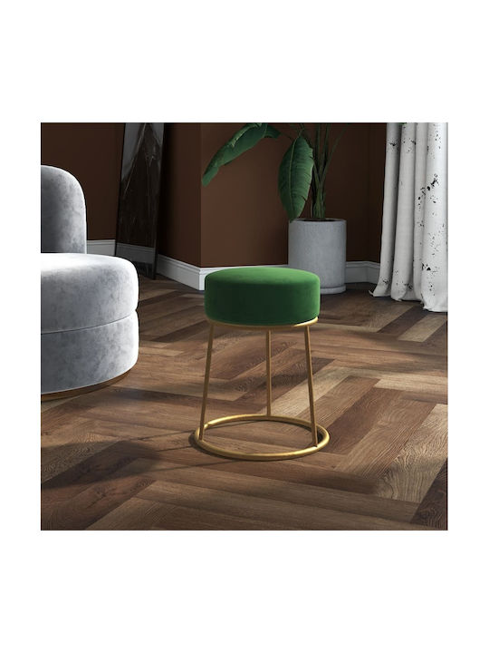 Stool For Living Room Upholstered with Velvet G...