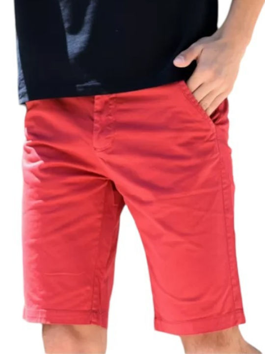 Mohicans Black Line Men's Shorts Chino Red