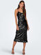 Only Summer Midi Evening Dress Black